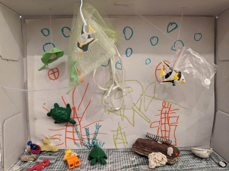 Activity plastic threats 4 yo example diorama