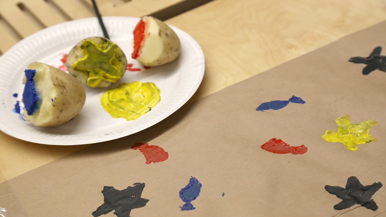 Potato stamp header